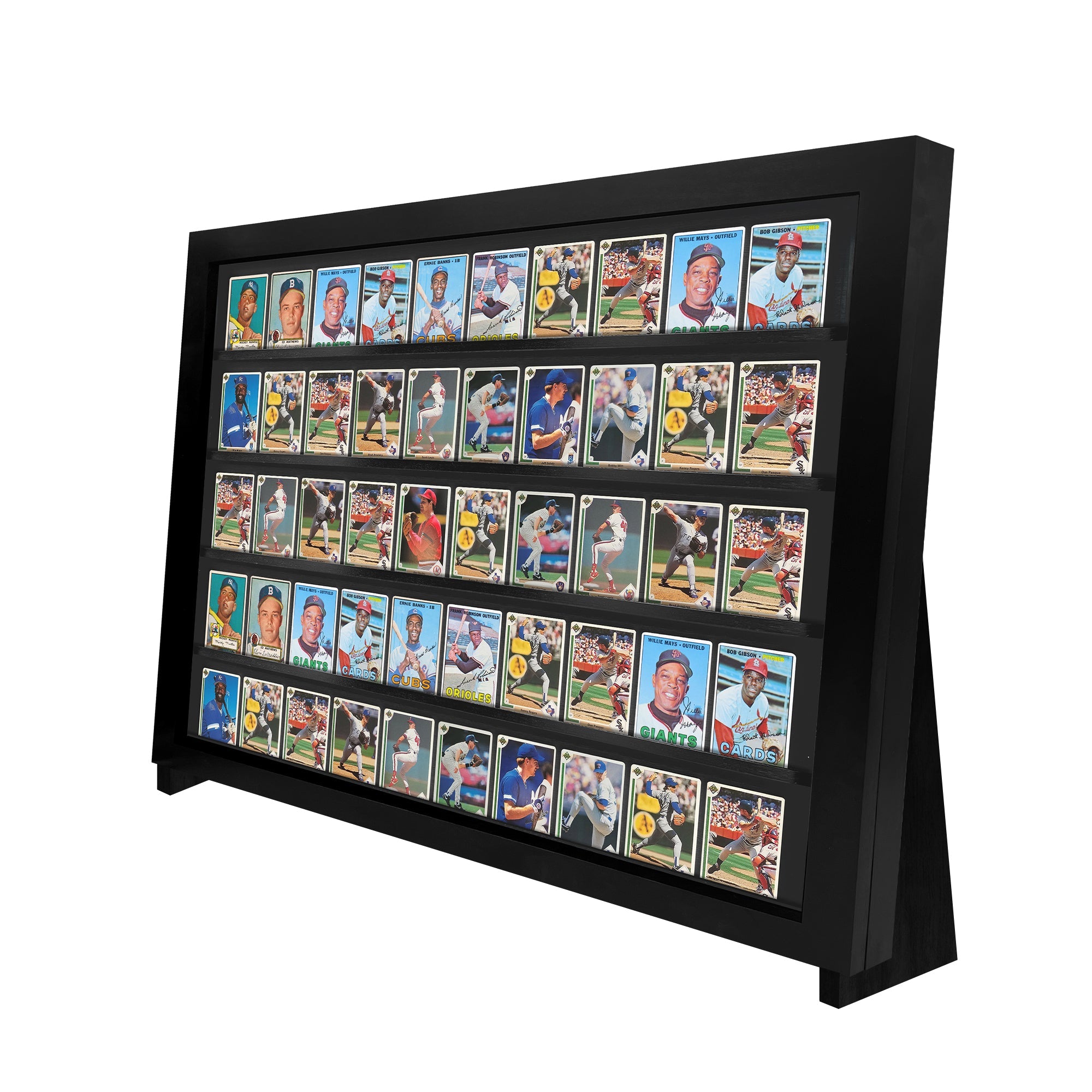 Card Display Case Tabletop with Standing Legs